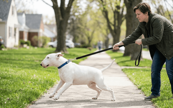 Bull Terrier Leash Pulling: Training Tips & Best Gear - Bull Terrier World