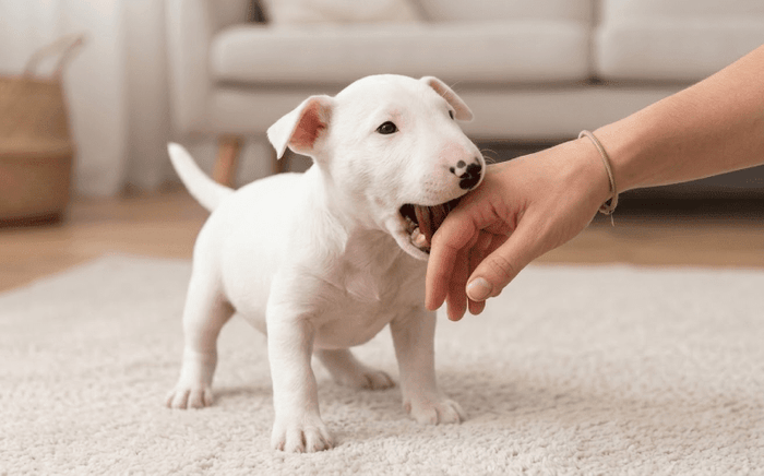 How To Stop My Bull Terrier Puppy From Nipping & Biting? - Bull Terrier World