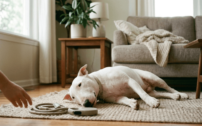 My Bull Terrier Won't Walk - Bull Terrier World