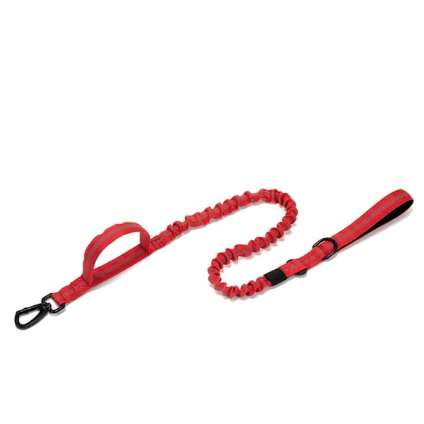 1000D Multifunctional Reflective Bungee Leash 55.1" / 140cm Bull Terrier World Red