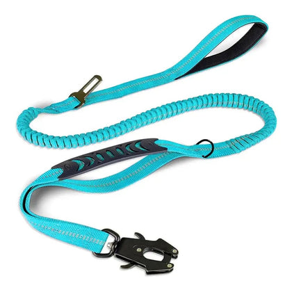 1000D Quick Release Reflective Bungee Leash | Bull Terrier World