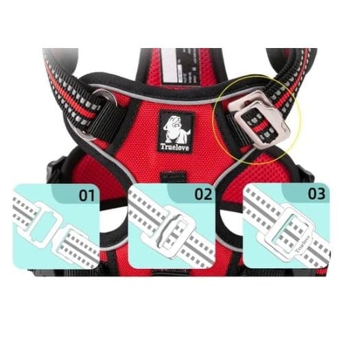True Love No Pull, 3M Reflective Dog Harness Vest, Floral Collection –  Pawprint Depot