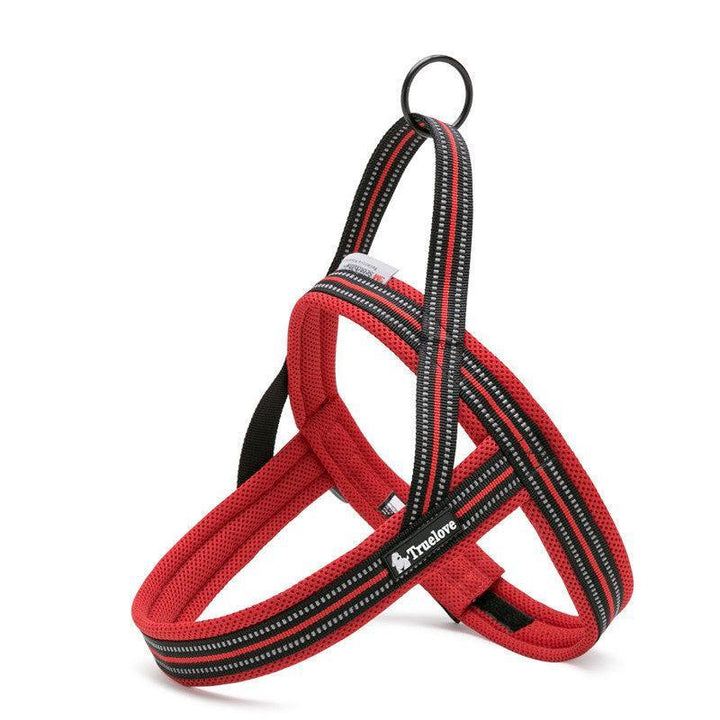 3M Reflective Padded Harness Bull Terrier World XXXS / Red