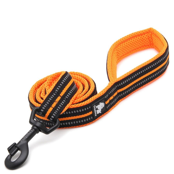 3M Reflective Leash 110cm/43" Bull Terrier World 1.5cm / 0.6" / Orange