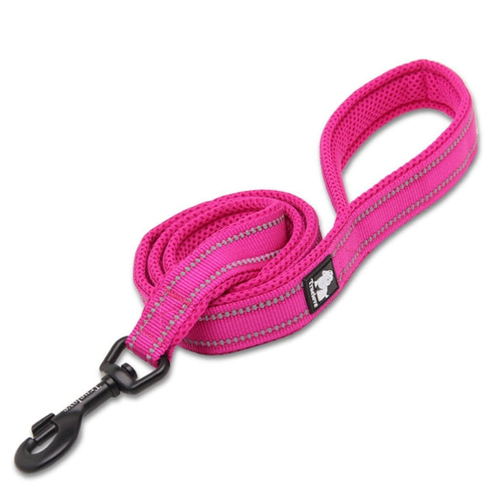 3M Reflective Leash 110cm/43" Bull Terrier World 1.5cm / 0.6" / Pink