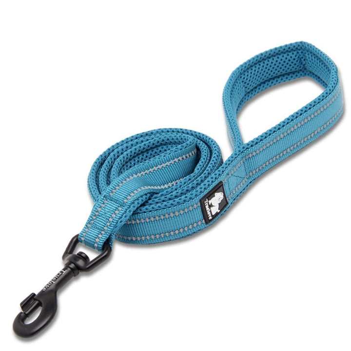 3M Reflective Leash 110cm/43" Bull Terrier World 1.5cm / 0.6" / Blue