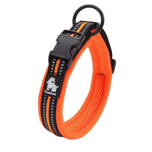 3M Reflective Padded Collar Bull Terrier World 2XS / Orange