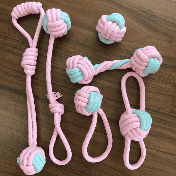 Set da 6 Giochi da Masticare con Corda