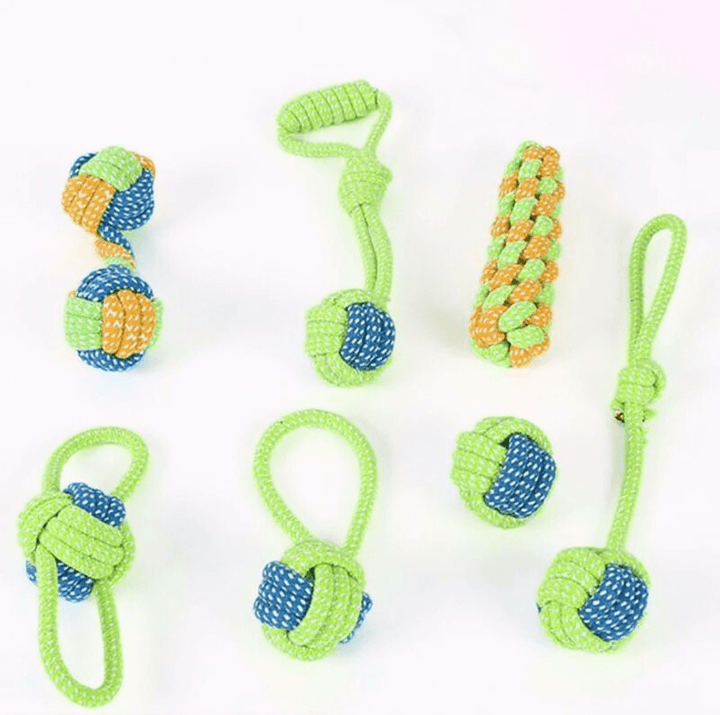 7 Pack Chewing Rope Toys | Bull Terrier World