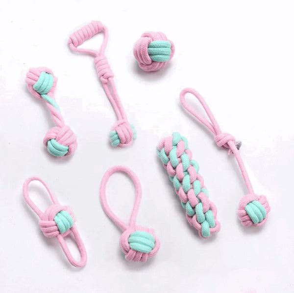 7 Pack Chewing Rope Toys | Bull Terrier World