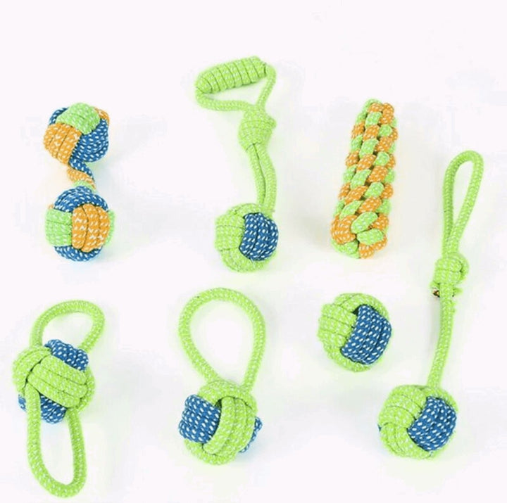 7 Pack Chewing Rope Toys | Bull Terrier World