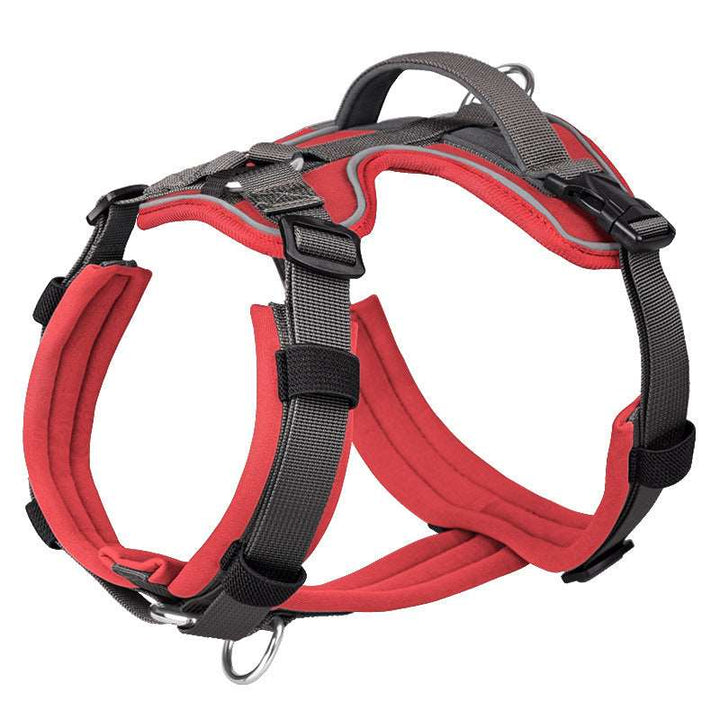 Reflective No-Pull Vest Harness Bull Terrier World S / Red & Black