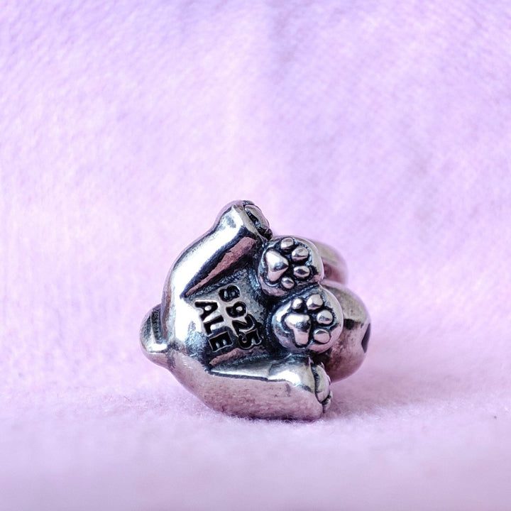 925 Sterling Silver Bull Terrier Puppy Charm | Bull Terrier World