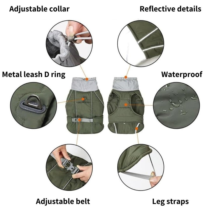 Waterproof Dog Vest With Adjustable Belt | Bull Terrier World