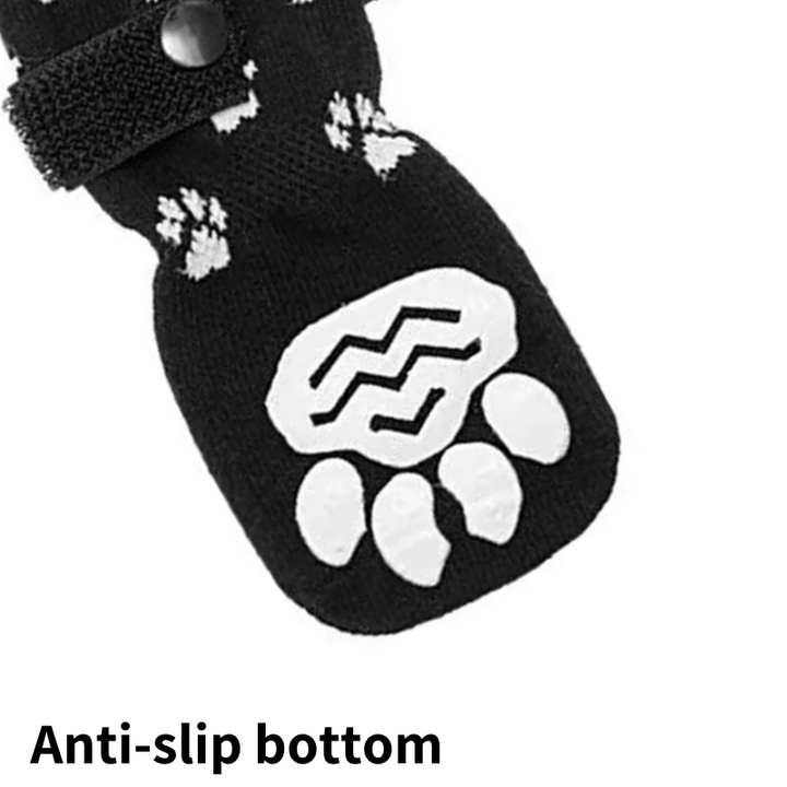 Anti-Skid Black Paw Socks | Bull Terrier World