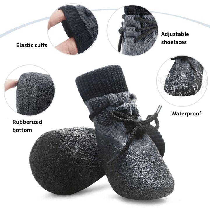 Anti-Slip Rubberized Sock Boots | Bull Terrier World