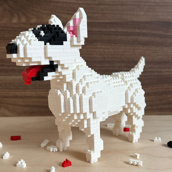 Bull Terrier Block Toy Bull Terrier World
