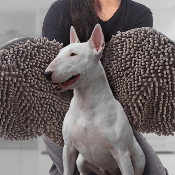 Chenille Super Absorbent Dog Towel | Bull Terrier World