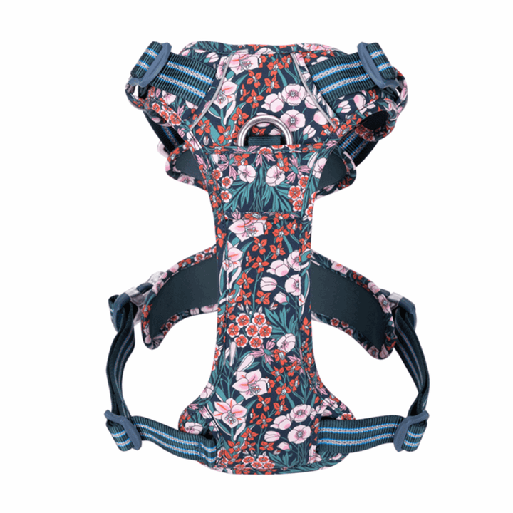 Floral 3M No-Pull Vest Harness Bull Terrier World