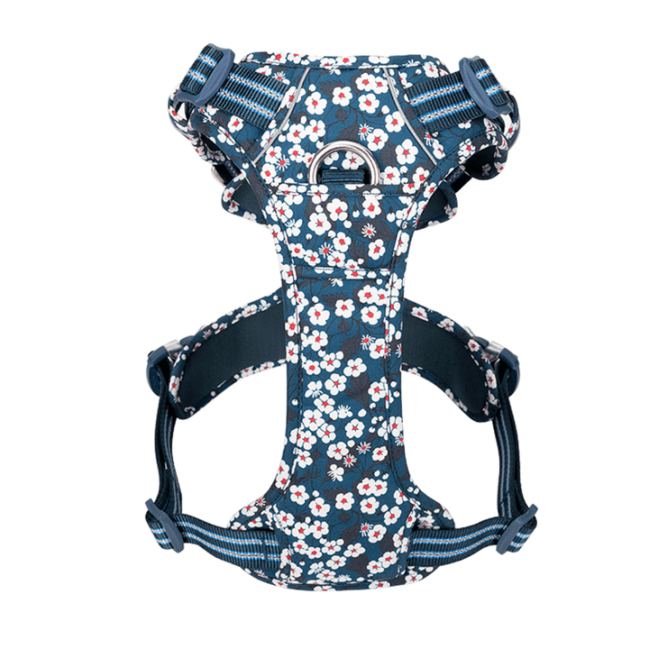 Floral 3M No-Pull Vest Harness | Bull Terrier World