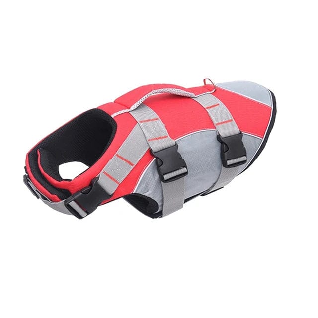 Reflective Life Jacket With Silver Details Bull Terrier World L / Red