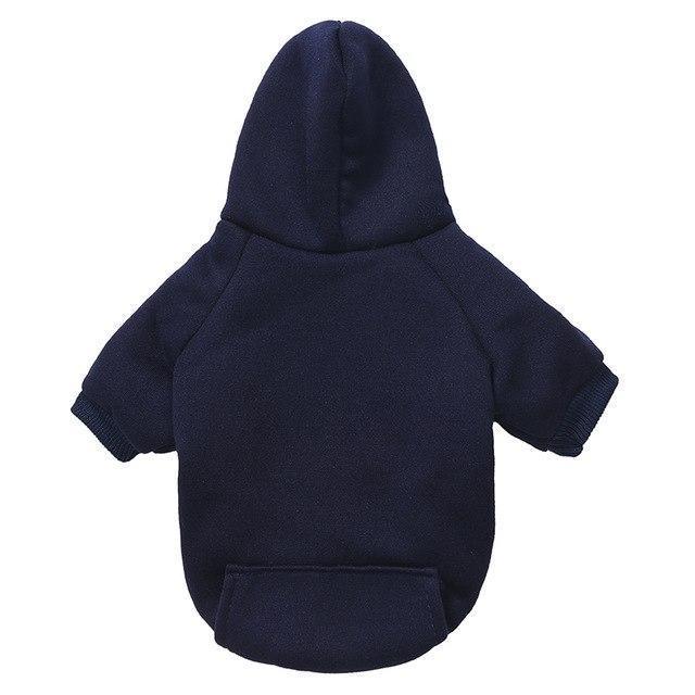 Hoodie With Pocket Bull Terrier World XS / Navy