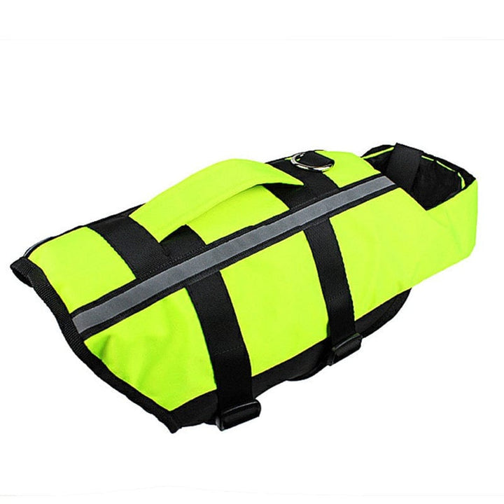 Neon Green Inflatable Life Jacket | Bull Terrier World