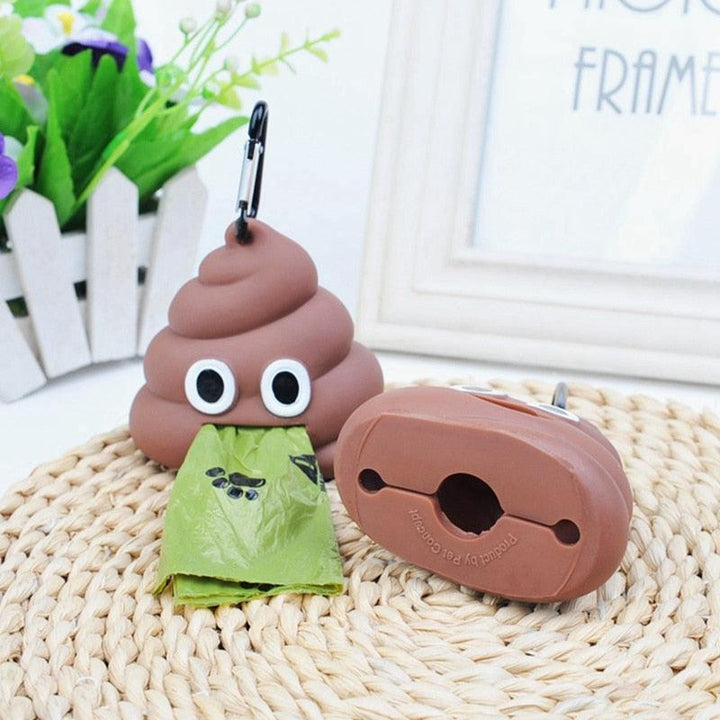 Poop Emoji Waste Bag Dispenser | Bull Terrier World