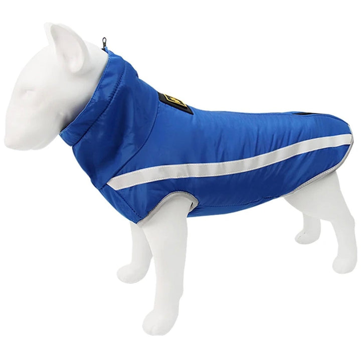 Reflective Vest With Retractable Collar Bull Terrier World XL / Blue