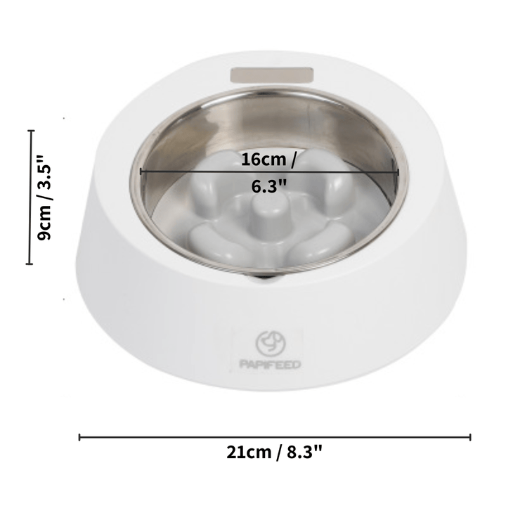 Slow Feeder Bowl With Built-in Scale Bull Terrier World