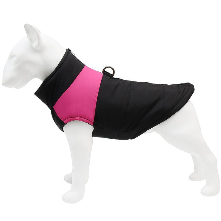 Warm Waterproof Dog Vest Bull Terrier World S / Pink