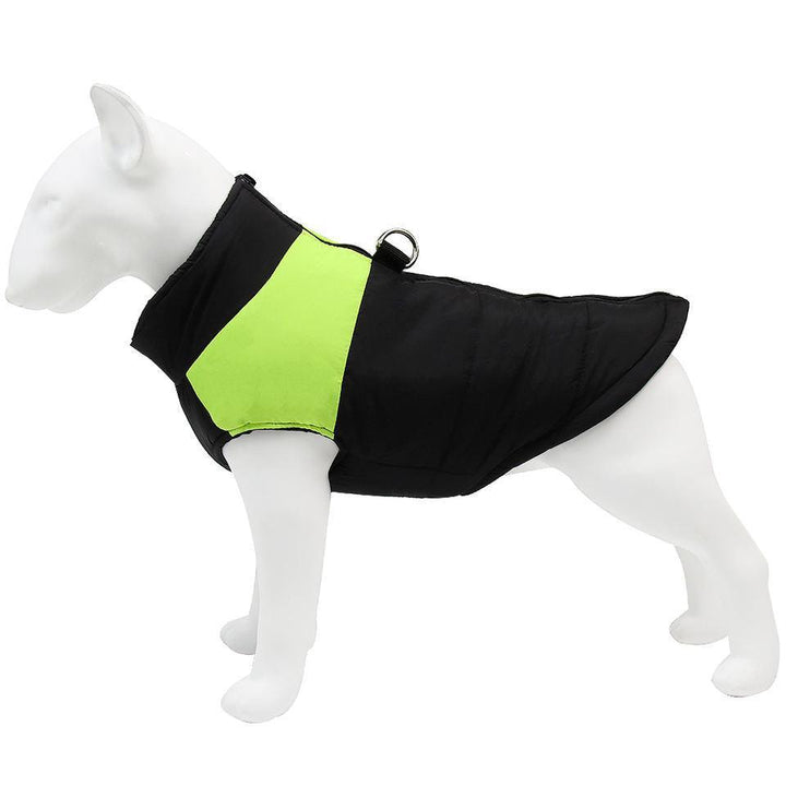Warm Waterproof Dog Vest Bull Terrier World S / Green