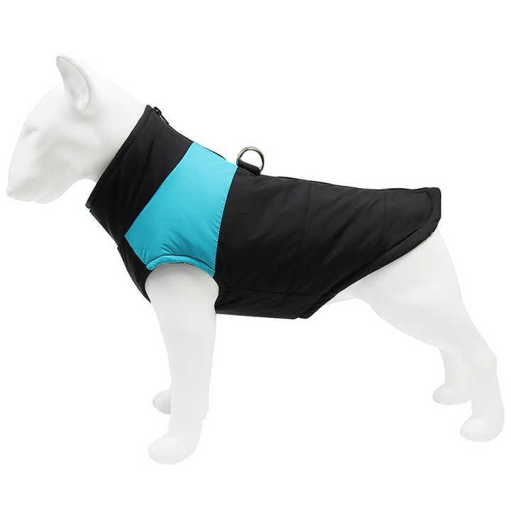Warm Waterproof Dog Vest Bull Terrier World S / Blue