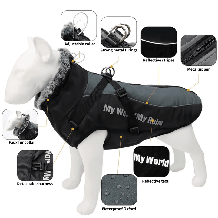 Warm Waterproof Winter Vest | Bull Terrier World