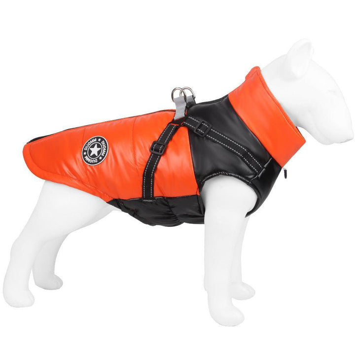 Waterproof Reflective Vest Bull Terrier World S / Orange