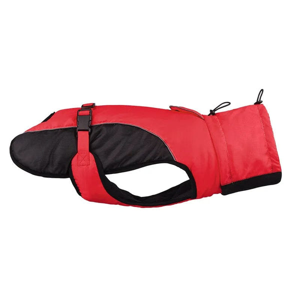 Waterproof Vest With High Collar Bull Terrier World XL / Red & Black