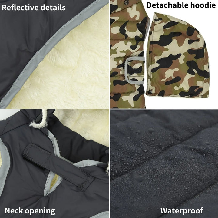 Waterproof Vest With Detachable Hoodie | Bull Terrier World