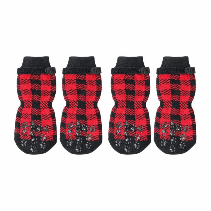 Anti - Skid Plaid Socks | Bull Terrier World