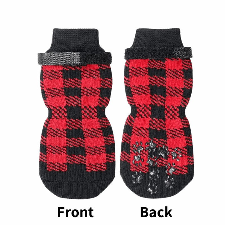 Anti - Skid Plaid Socks | Bull Terrier World