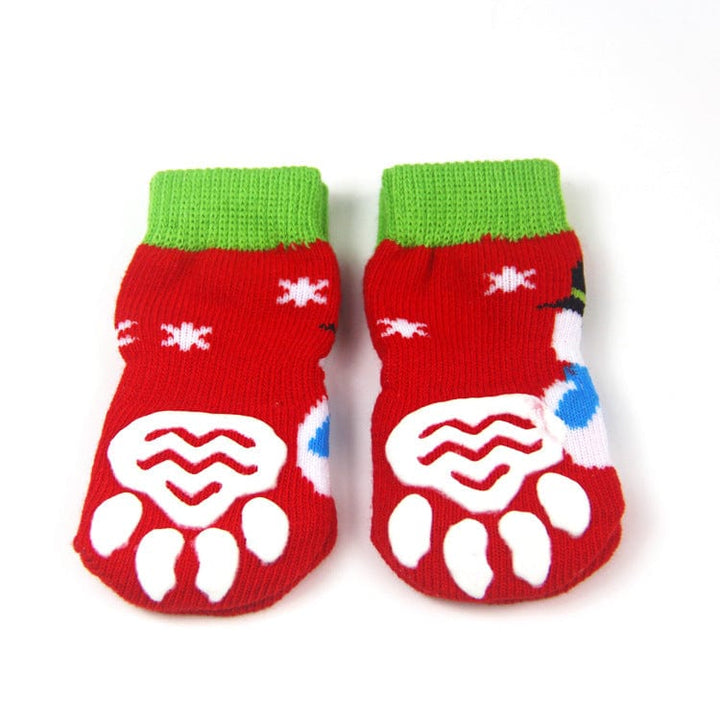 Anti - Skid Snowman Socks | Bull Terrier World