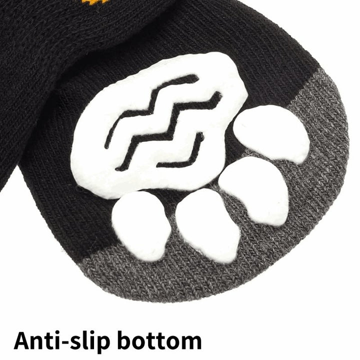 Anti - Skid Yellow Paw Socks | Bull Terrier World