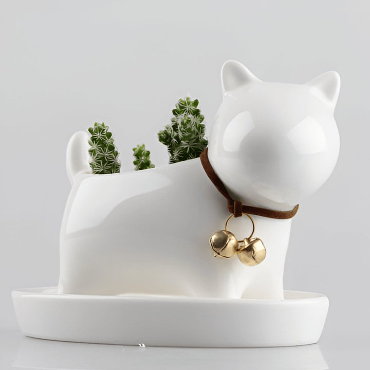 Bull Terrier Ceramic Flower Pot | Bull Terrier World