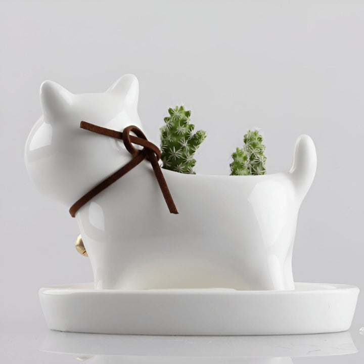 Bull Terrier Ceramic Flower Pot | Bull Terrier World