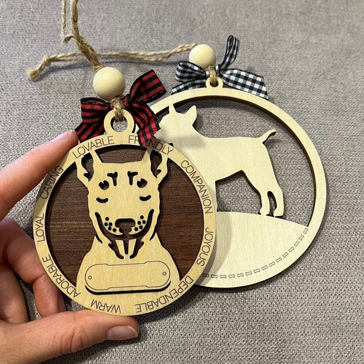 Bull Terrier Christmas Ornaments Set (4pcs) | Bull Terrier World