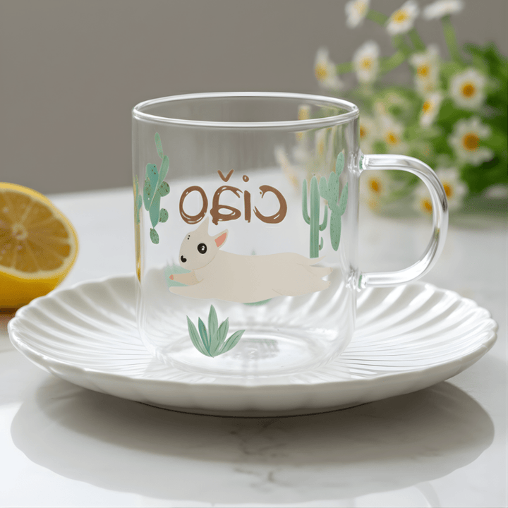 Bull Terrier Glass Mug | Bull Terrier World