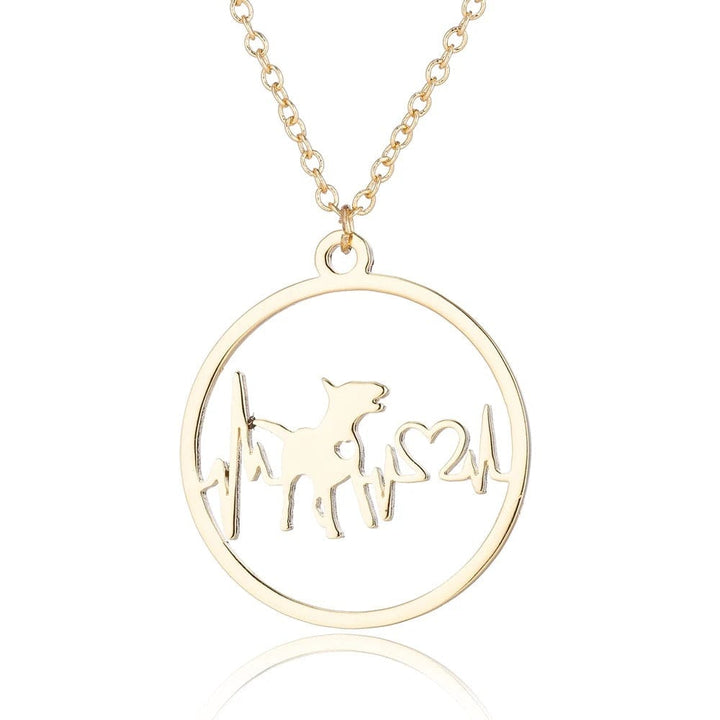 Bull Terrier Heartbeat Necklace | Bull Terrier World