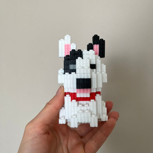 Bull Terrier Pixel Block Toy | Bull Terrier World