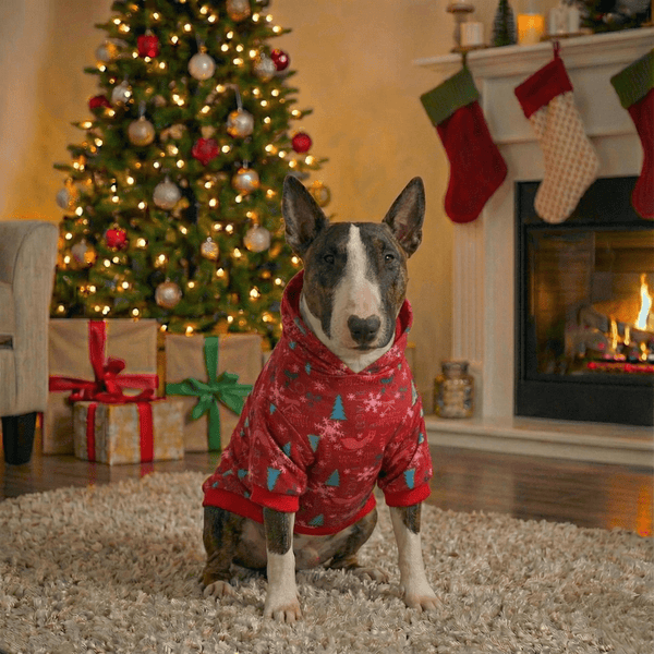 Christmas Hoodie With Pocket | Bull Terrier World