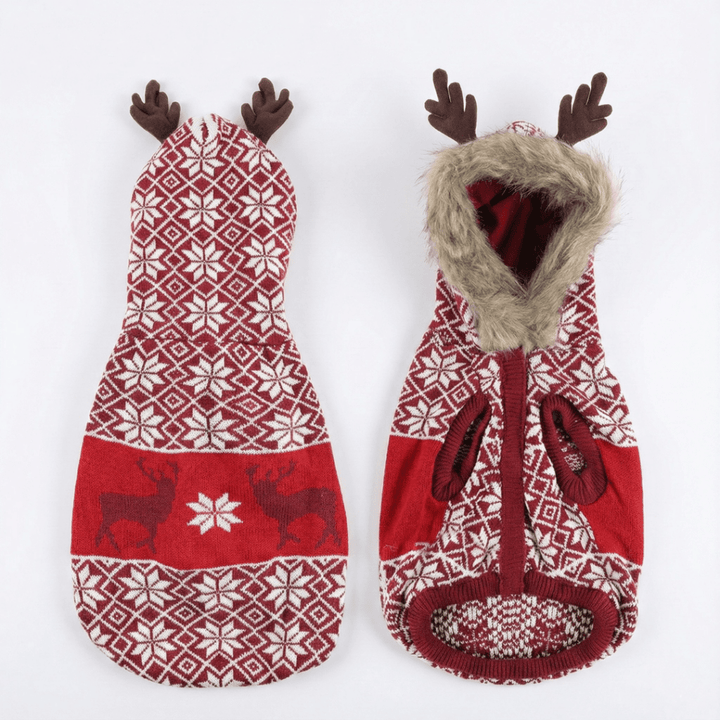 Christmas Sweater With Antlers | Bull Terrier World