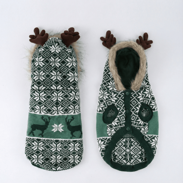 Christmas Sweater With Antlers | Bull Terrier World